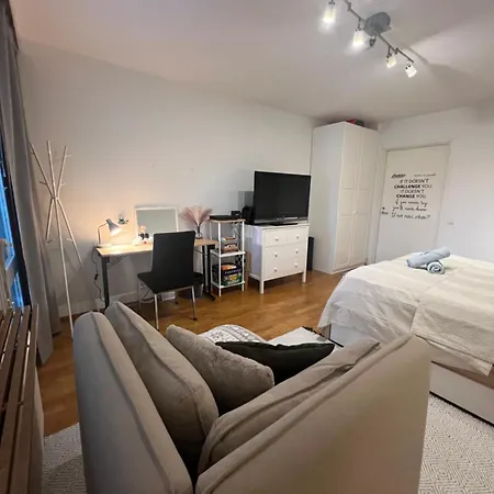 Cozy Private With Balcony In A Shared إسبو